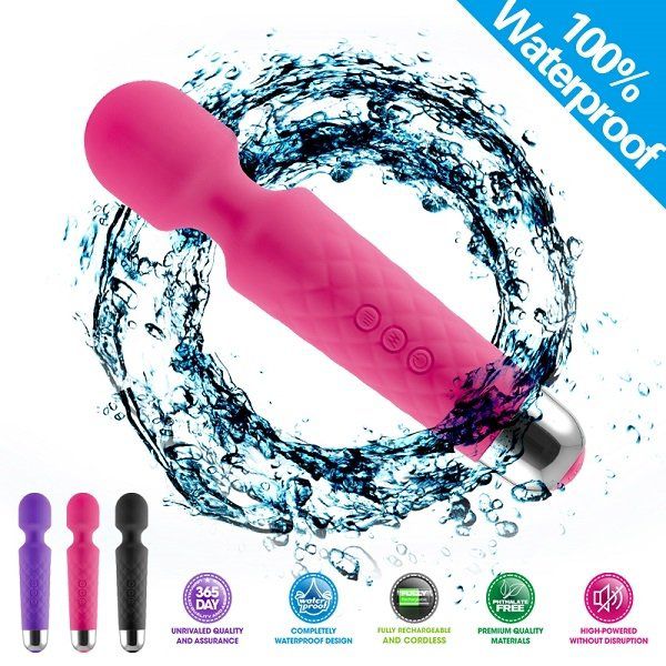 Varinha Mágica Silicone Aveludado Recarregável USB POTENTE