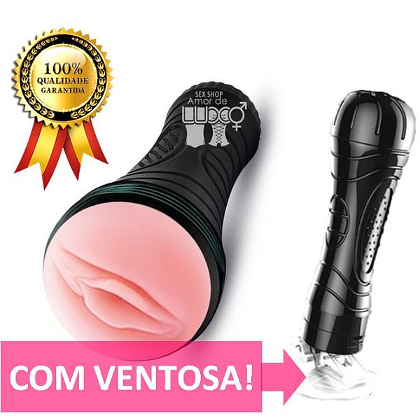 Masturbador Masculino Vagina em Cyber Ventosa para Fixação - VIPMIX - MA011 / 1480
