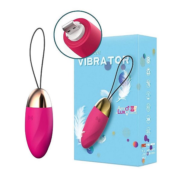 Bullet USB Recarregável Revestido com Silicone ABS Super Macio - ROSA - OV026