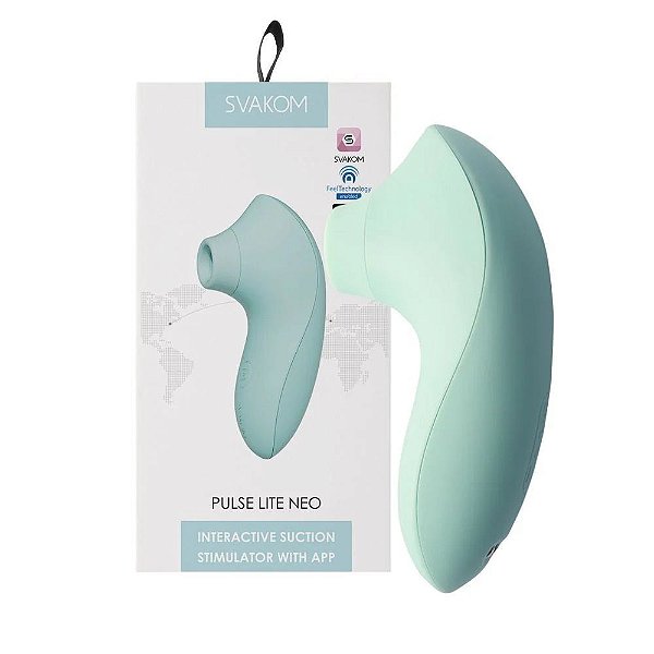 Vibrador com Ondas de Pressão - Estimulador Interativo por APP - PULSE LITE NEO - SVAKOM SV0052 sv0051 sv0053