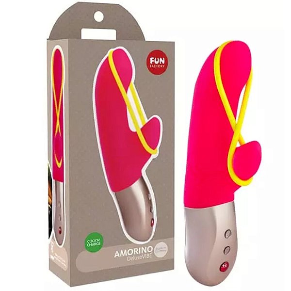 VIBRADOR AMORINO FUN FACTORY ROSA / VERDE