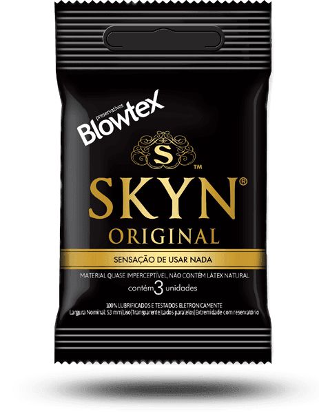 Preservativo / Camisinha Blowtex Skyn - 3 Unid. -