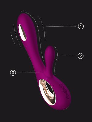 Vibrador LELO Soraya Wave Luxuoso Com Tecnologia Exclusiva WaveMotion - Sobe e Desce