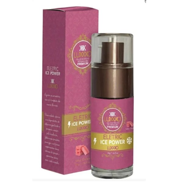 ELETRIC ICE Extra Forte - Sabor Chiclete - Lubrificante Com Efeito Eletrizante - 30g