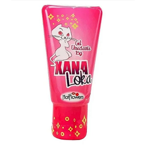 Xana Loka Gel Excitante Lubrificante Feminino Vibrações - 15g - Hot Flowers - ORIGINAL