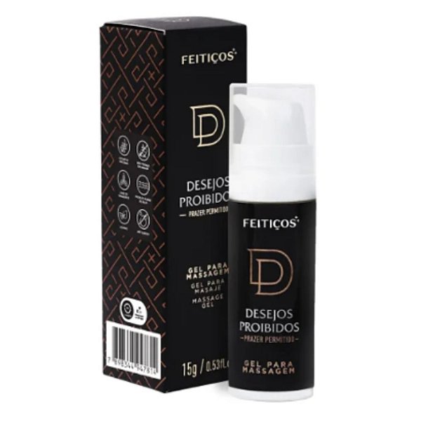 Gel Dessensibilizante Anal - Desejos Proibidos - 15g - Feitiços
