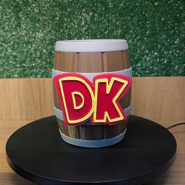 Barril inspirado no Donkey Kong - Decoração Única