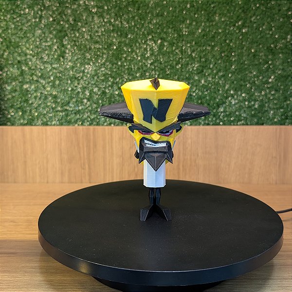 Dr. Neo Cortex - Estilo Retrô Geométrico