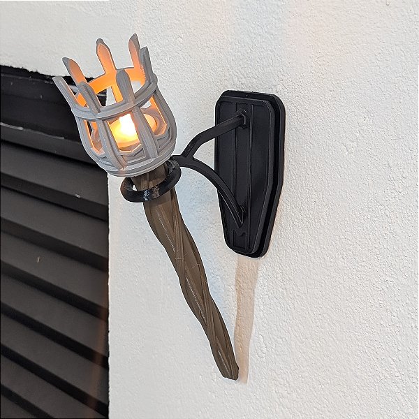 Vela Medieval com Suporte