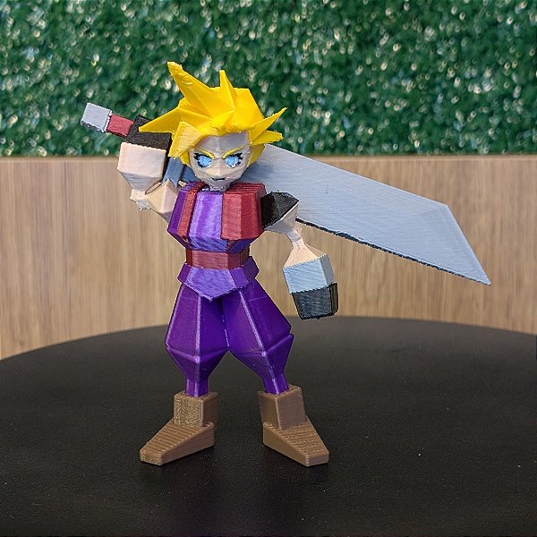 Cloud - Final Fantasy VII Versão PS1 Clássico