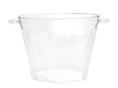 Balde de Gelo Transparente