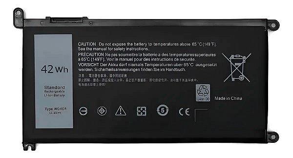 Bateria Para Dell Inspiron 15-5568 Wdx0r 42wh