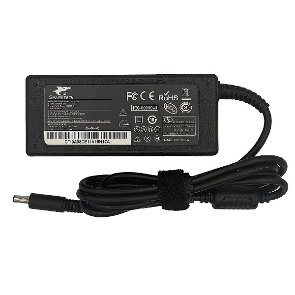 Fonte Para Notebook Dell 19.5v. 3.34a 65w 4.5 X 3.0 Mm
