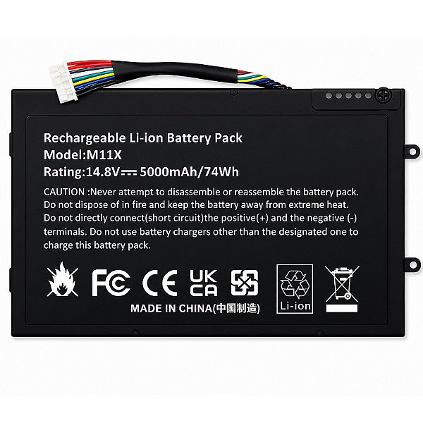 Bateria Para Dell Alienware M11x / M14x 14.8v 5000mah 74wh