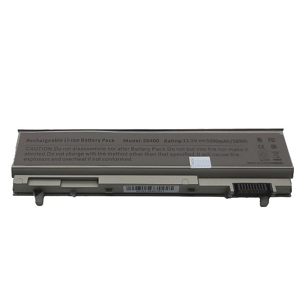 Bateria Para Dell E6400 E6500 Pt434 Prata 11.1v 5200mah 58wh