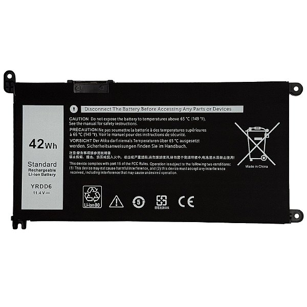 Bateria Para Dell Inspirion 3400 11.46v 3500mah 42wh (Type YRDD6)