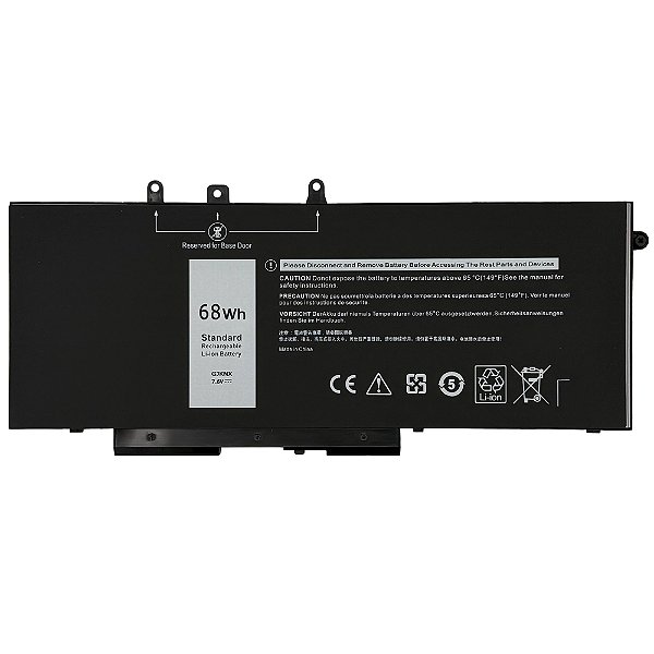 Bateria Para Dell Latitude 5480 5580 Type Gjknx 7.6v 68wh