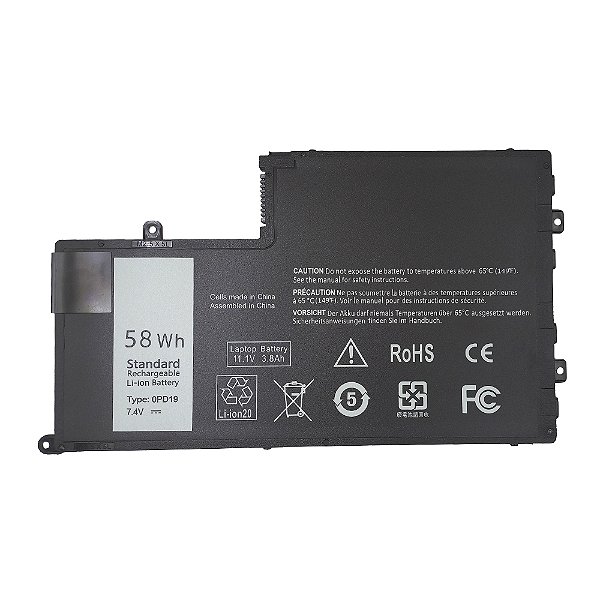 Bateria Para Dell Type 0pd19 7.4v 58wh (trf) (trhff)