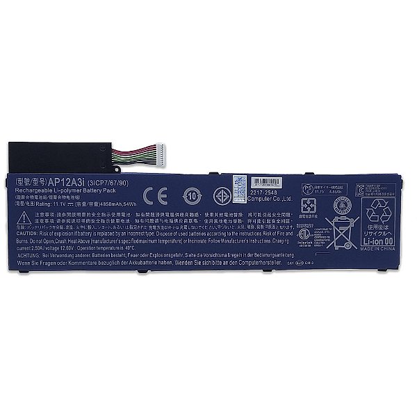 Bateria Para Acer Aspire W700 MA50 M5 Tablet M3 11.1V 54Wh AP12A3i