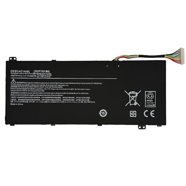 Bateria Para Acer AC14A8L 11.4V 53Wh – Aspire V15 V17 Nitro VX5