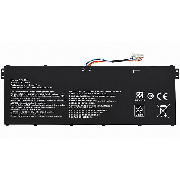 Bateria Para Acer AP16M5J 7.7V 4810mAh 37Wh – Aspire A315 A314 A313