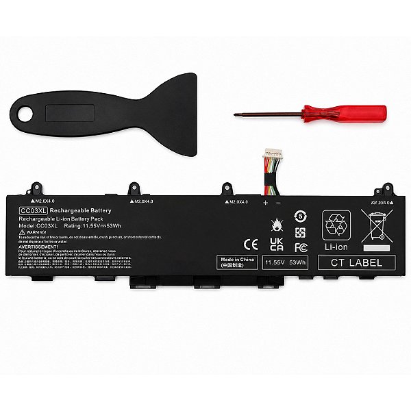 Bateria Para Hp Cc03xl Elitebook 830, 835, 840, 845 G7 G8, 855 G8 11.55V 4400mAh 53Wh