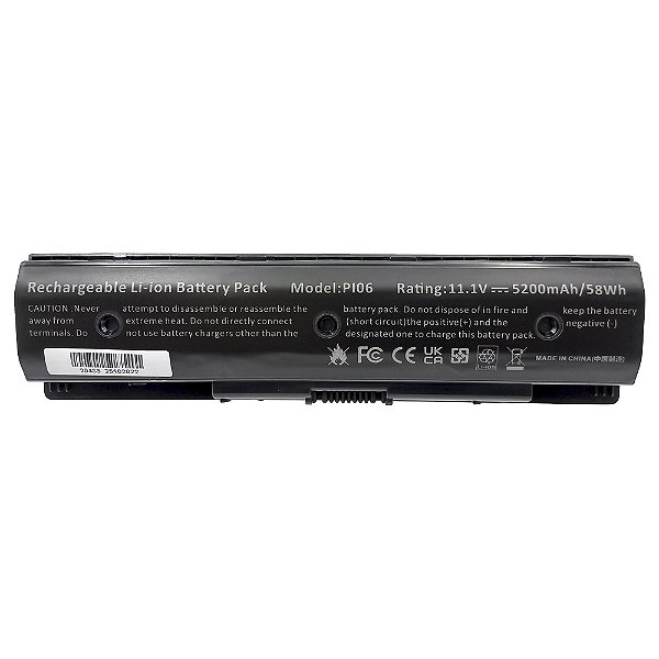 Bateria Para Hp Envy 15, 17 11.1v 5200mah 58wh Pi06