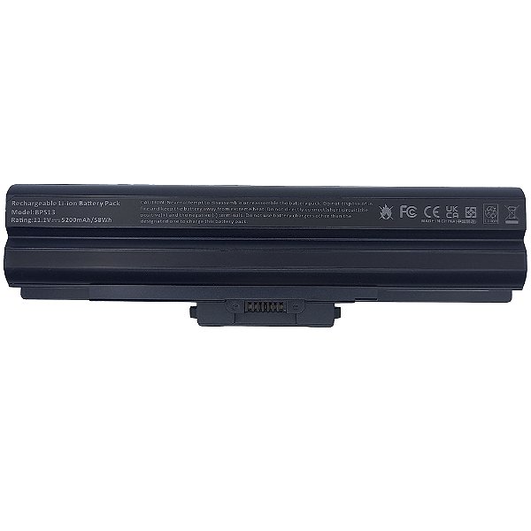 Bateria Para Notebook Sony Vgp-bps13b 11.1v. 5200mah Preta