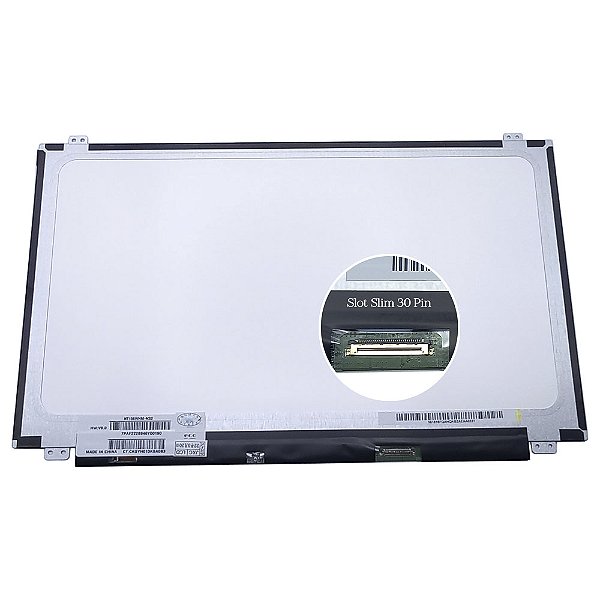 Tela 15.6 Slim 30 Pinos 1366x768 Com Abas De Parafusos