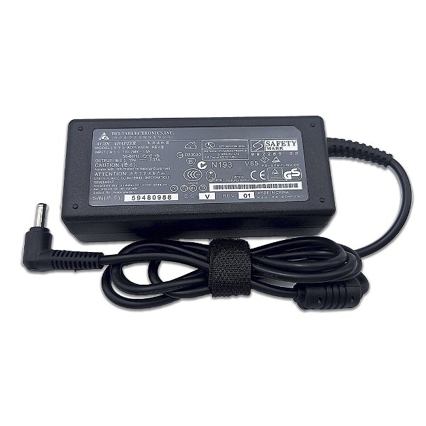Fonte Para Asus 19v 2.37a 4.0x1.35mm Cabo Tripolar