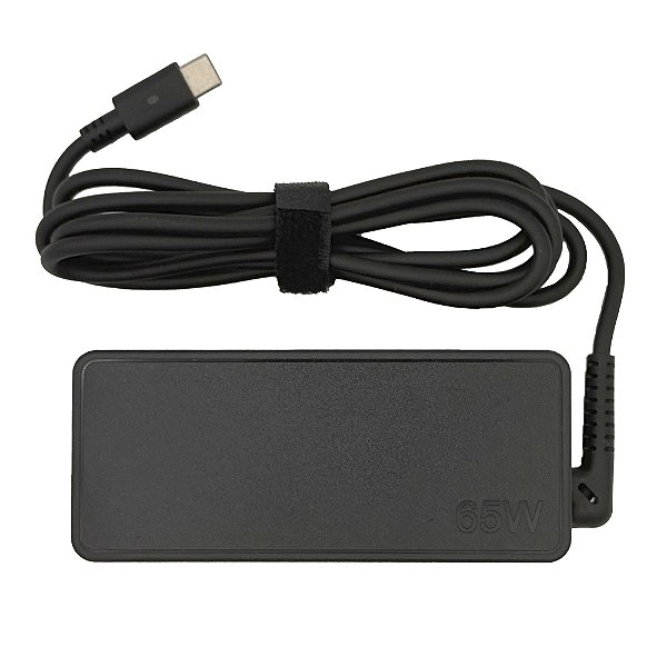 Fonte Para Lenovo 65w 5v2a 9v2a 15v3a 20v3.25a Type-C CABO TRIPOLAR (65W gravado na carcaça)