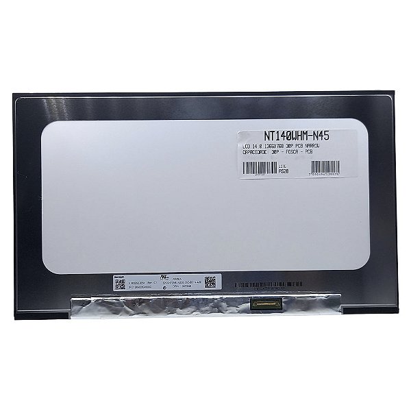 Tela 14.0" Led Slim 30 Pinos Sem Hastes Hd 1366x768 Conector Alto