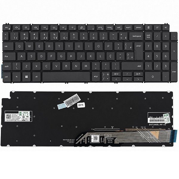 Teclado Para Dell Inspiron 02tgm3 15 3501 3502 C/ Back Light