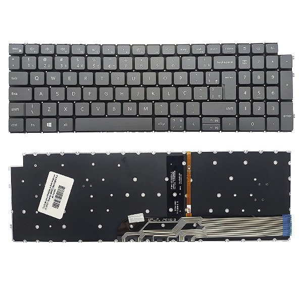 Teclado Para Dell Inspiron 3511 3515 P112f Grafite Backlight (luz de fundo)