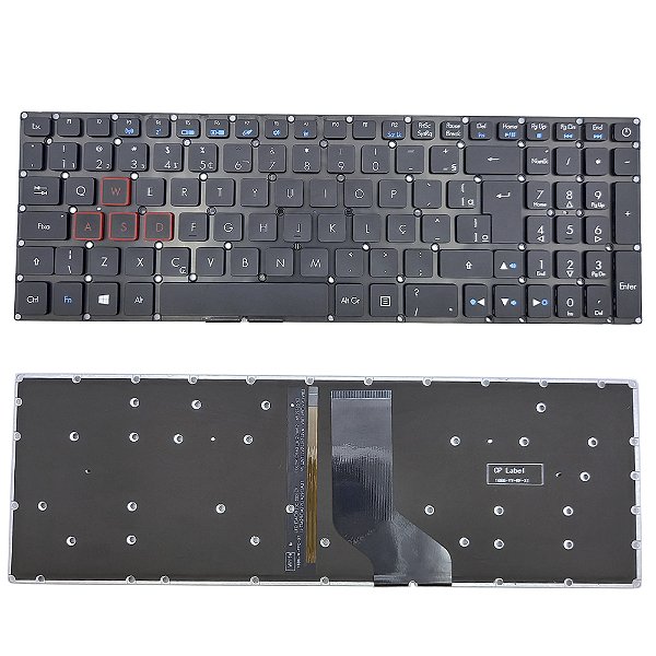 Teclado Para Acer Aspire Nitro N16w3 Abnt2 32 Vias