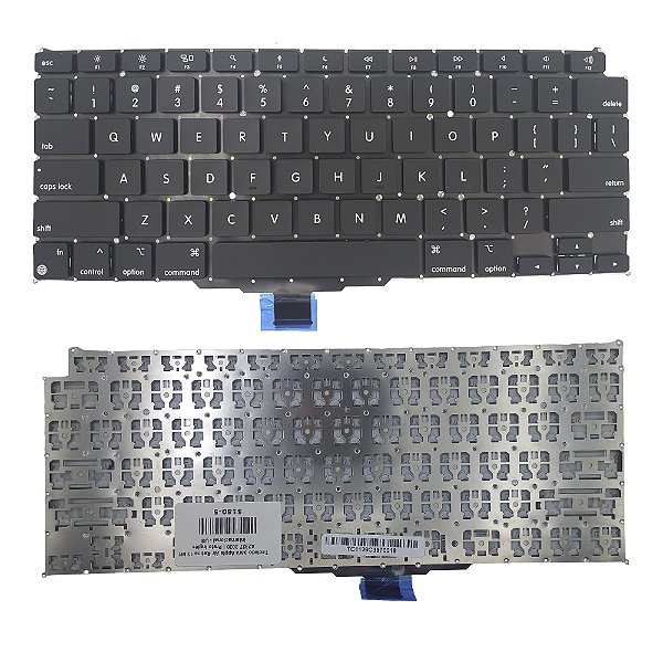 Teclado Para Apple Air Retina 13 M1 A2337 2020 | Preto Inglês Internacional - US