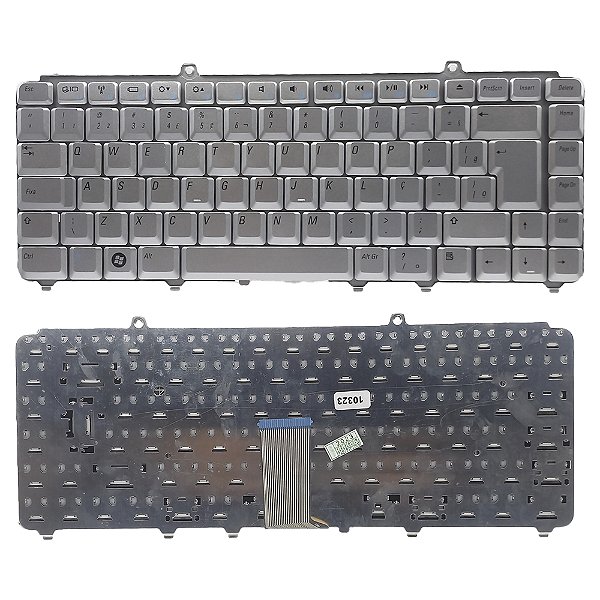 Teclado Para Dell Insp 1545 1525 1521 1520 1420 Prata Abnt2
