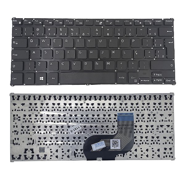 Teclado Para Dell Inspirion 11-3168 Preto Abnt2