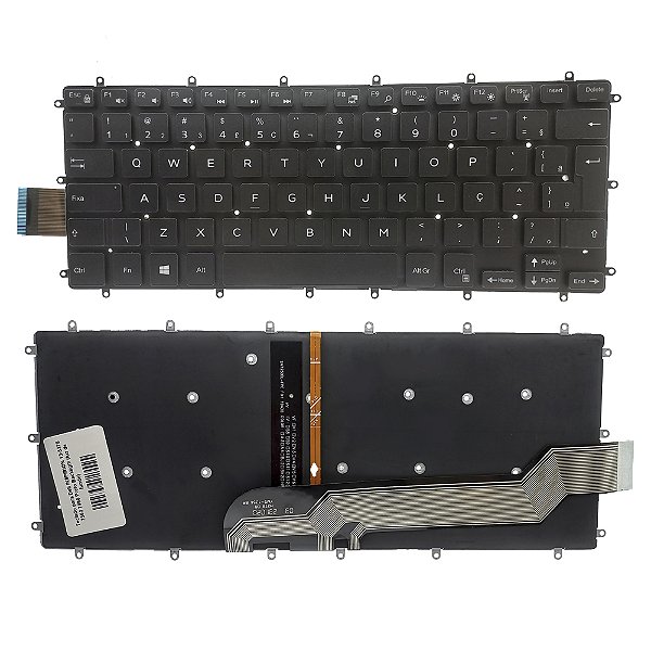 Teclado Para Dell Inspirion 13-5378 7560 7460 Preto Backligth (luz de fundo)