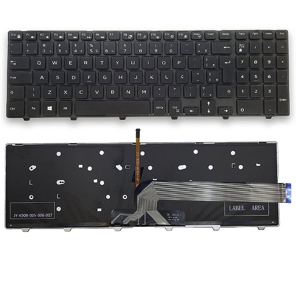 Teclado Para Dell Inspiron 15 3000 3541 5547 5548 Retroiluminado
