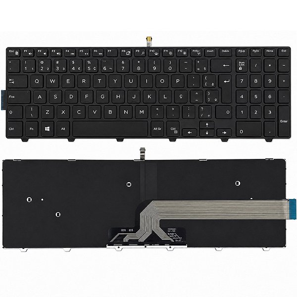 Teclado Para Dell Inspiron 15 3000 3541 5547 5548 Retroiluminado