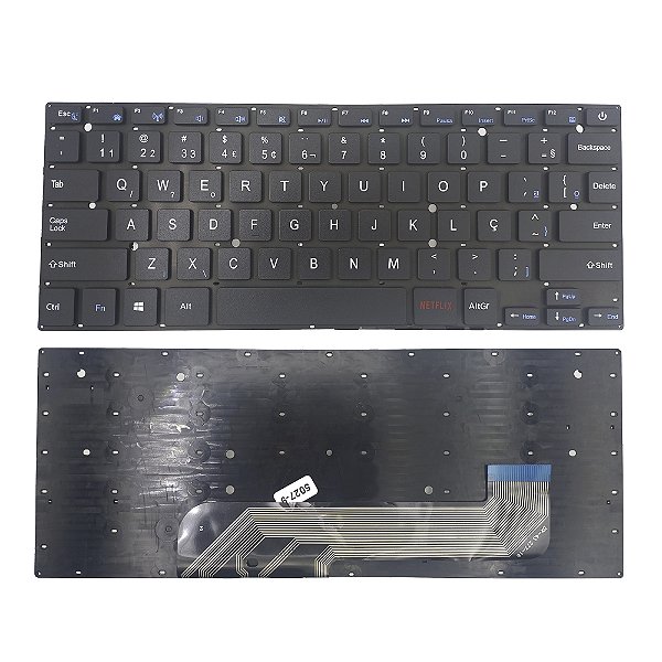 Teclado Para Multilaser Legacy Pc260 Pc310 Pc312 Wifi F2