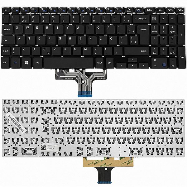 Teclado Para Samsung Np350xaa Np350xbe, Np300-e5ke5n, E5l, E5M numérico português