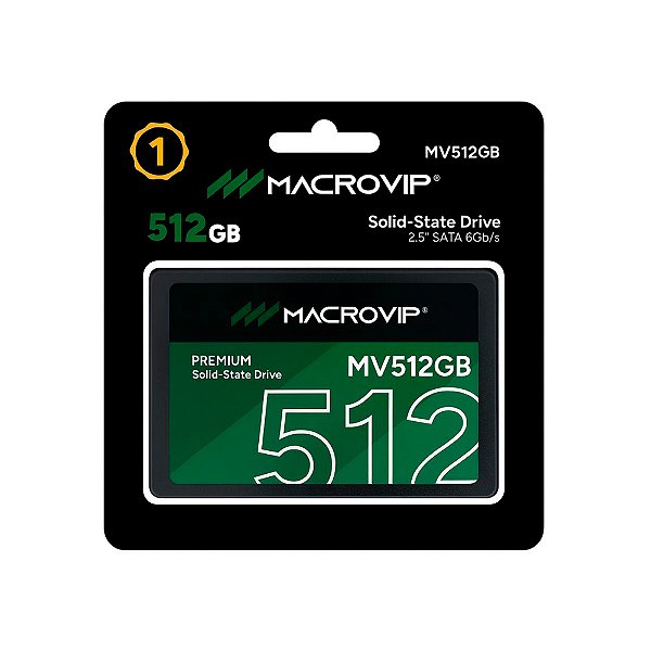 Ssd Macrovip 512gb 2.5" Sata 6gb/s