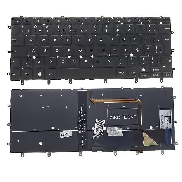 Teclado Para Dell Inspiron 13-7348 Retroilumindo