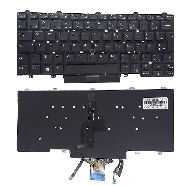 Teclado Para Dell Latitude 5480 Retroiluminado