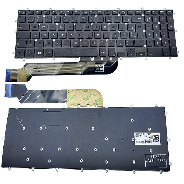 Teclado Para Dell Inspiron G3-3579 G3-3779 G5-5587 G7-7588 português numerico