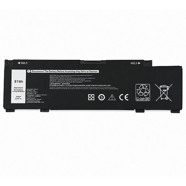 Bateria Para Dell 15 G3 3590 11.4v 4255mah 51wh (type 266j9)