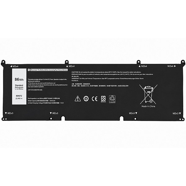 Bateria Para Dell Latitude G15 5511 11.4v 7544 mAh 86wh (Type 69Kf2)