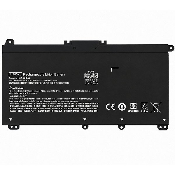 Bateria Para Hp Pavillion 240 245 250 255 340 348 11.55V 41.7Wh HT03XL